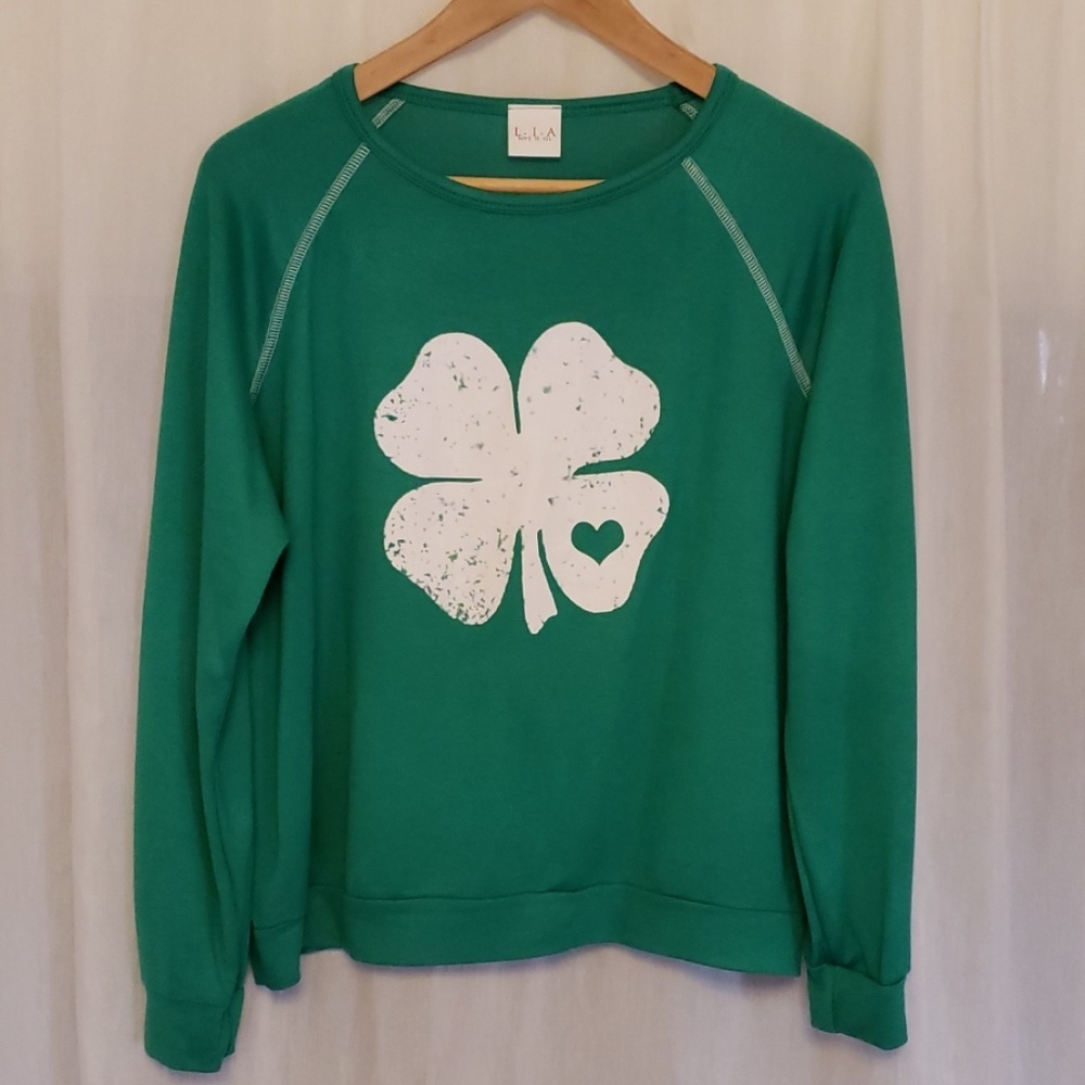 Clover Sweater Perfect for St. Patty's